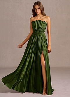 Kaia Olive Green Maxi Dress image3