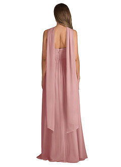 front Azazie 매칭 컬러 쉬폰 스카프