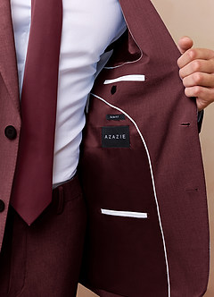 front James Cabernetrot 3-teiliger Anzug