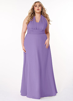 Azazie Fifi Bridesmaid Dresses Tahiti A-Line Strapless Chiffon Convertible Dress image12