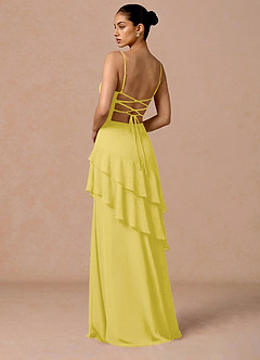 Celestia Pastel Yellow Maxi Dress image2