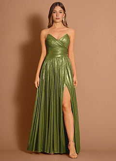 Estrella Olive Maxi Dress image3