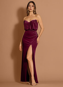 Robe Longue Vin Georgina image1