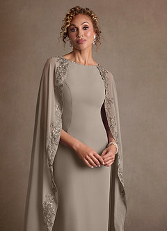 Azazie Artemisia 신부의 어머니 드레스 쉬스 레이스 쉬폰 플로어 길이 드레스 image6