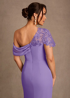 Azazie Sally Suknie dla Matki Panny Młodej Osłona Koronka Szyfon Długość podłogi Sukienka image5