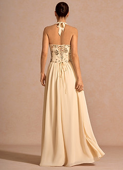 Kleid Evariel Goldene Pailletten image2