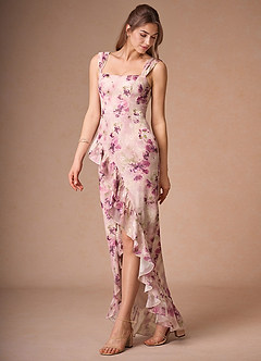 Sakura Mauve Floral Maxi Dress image5