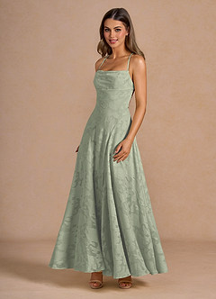 Marlo Pistachio Corset Prom Dress image5