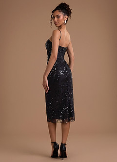 Brie Black Midi Dress image2
