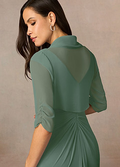 front Azazie Hannah Chiffon Wrap
