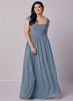 Barbie ♥ Azazie Bridesmaid Dresses Twilight A-Line Corset Chiffon Dress image12