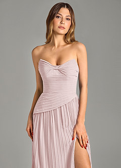 Azazie Becka Suknie dla druhen Linia A Bez ramiączek Szyfon Do ziemi Sukienka image6