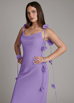 Azazie Kalico Bridesmaid Dresses Tahiti Mermaid Pleated Chiffon Dress image3