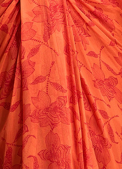 Capucine Tangerine Maxi Dress image7