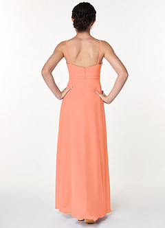 Azazie Naeem Junior Sunset A-Line Ruched Chiffon Dress image2