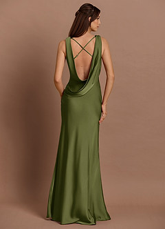 Cheryl 올리브 맥시 드레스 image2