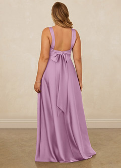 Christian Siriano Bridal for Azazie 1001 Bridesmaid Dresses Wisteria A-Line Sweetheart Neckline Stretch Satin Dress image12