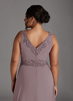 Azazie Devana Mother of the Bride Dresses Dusk A-Line Sequins Chiffon Dress image12