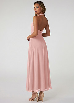 Azazie Tessie Suknie dla druhen Linia A Pofałdowany Szyfon Długość kostki Sukienka image2