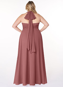 Azazie Fifi Bridesmaid Dresses Amethyst A-Line Strapless Chiffon Convertible Dress image13