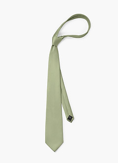 front Solid Textured Modern Tie