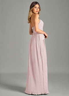 Azazie Becka Suknie dla druhen Linia A Bez ramiączek Szyfon Do ziemi Sukienka image5