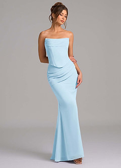 Vestido Azul Cielo Largo Callidora image7