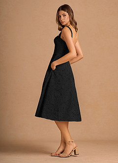 Vestido Negro Midi Liz image2