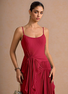 Bashira Cherry Red Maxi Dress image7