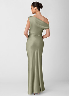 Vestido Salvia Polvorienta Largo Avela image6