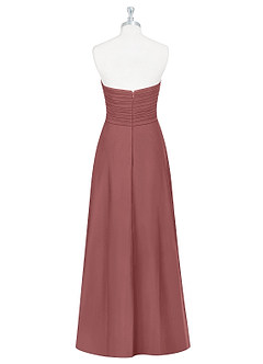 Azazie Arabella Allure Sprzedaż ostateczna Linia A Dekolt w kształcie serca Szyfon Do ziemi Sukienka image9