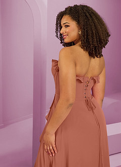 Barbie ♥ Azazie Bridesmaid Dresses MAI TAI A-Line Sweetheart Neckline Chiffon Dress image9