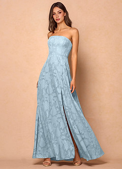 Vestido Azul Cielo Largo Dolores image4