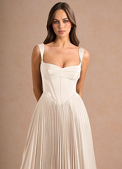 Robe Longue Crème Avenelle image5