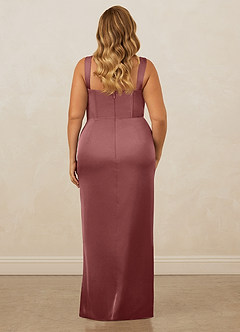 Christian Siriano Bridal for Azazie 1017 Bridesmaid Dresses Amethyst Sheath Sweetheart Neckline Stretch Satin Dress image11