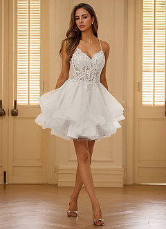 Viviara White Mini Dress image3