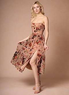 Fauna Mauve Multi Midi Dress image5