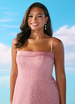 Barbie™ ❤ AZAZIE 4015 Strapless Sequin Netted Mini Dress image10