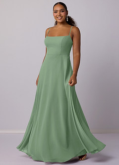 Barbie ♥ Azazie Bridesmaid Dresses A-Line Chiffon Floor-Length Dress image5