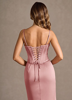 Vestido Rosa Claro Largo Berthe image7