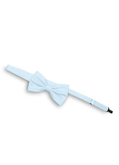 front Matte Satin Pre-Tied Bow Tie