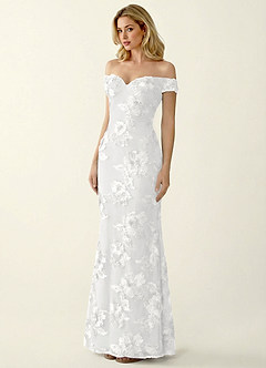 Lowlala White Lace Prom Dress image3