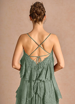Maxi jurk Elmirae Licht Groen image6
