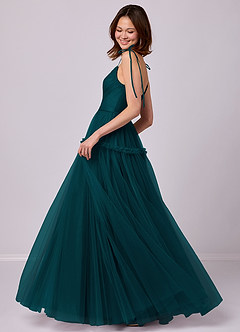 Barbie ♥ Azazie Final Sale Blue Jay A-Line Tulle Dress image4