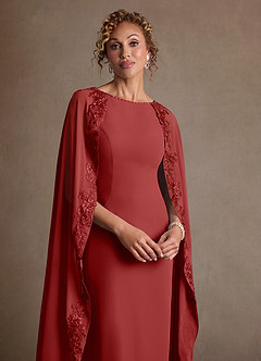 Azazie Artemisia Suknie dla Matki Panny Młodej Osłona Koronka Szyfon Długość podłogi Sukienka image6