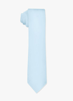 front Matte Satin Skinny Tie and Pocket Square Set