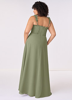 Barbie ♥ Azazie Bridesmaid Dresses Pistachio A-Line Sweetheart Neckline Chiffon Dress image7