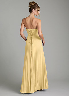 Azazie Tempest Bridesmaid Dresses Butter Empire Corset Chiffon Convertible Dress image5