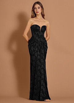 Giselle Negro Vestido largo image6