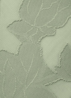 front Cravate fine de mariage à motif floral brûlé